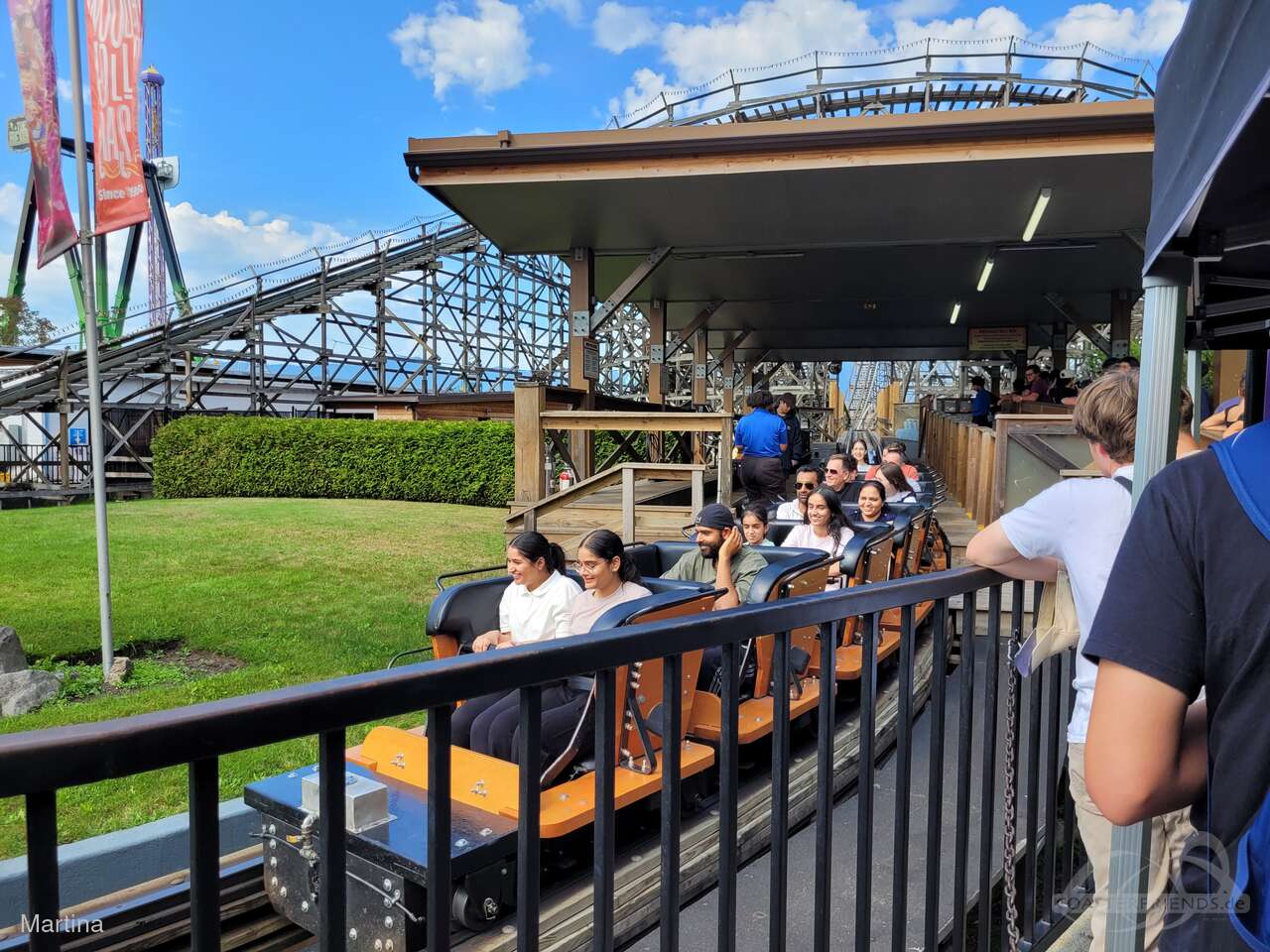 Coaster im Park Playland Impressionen