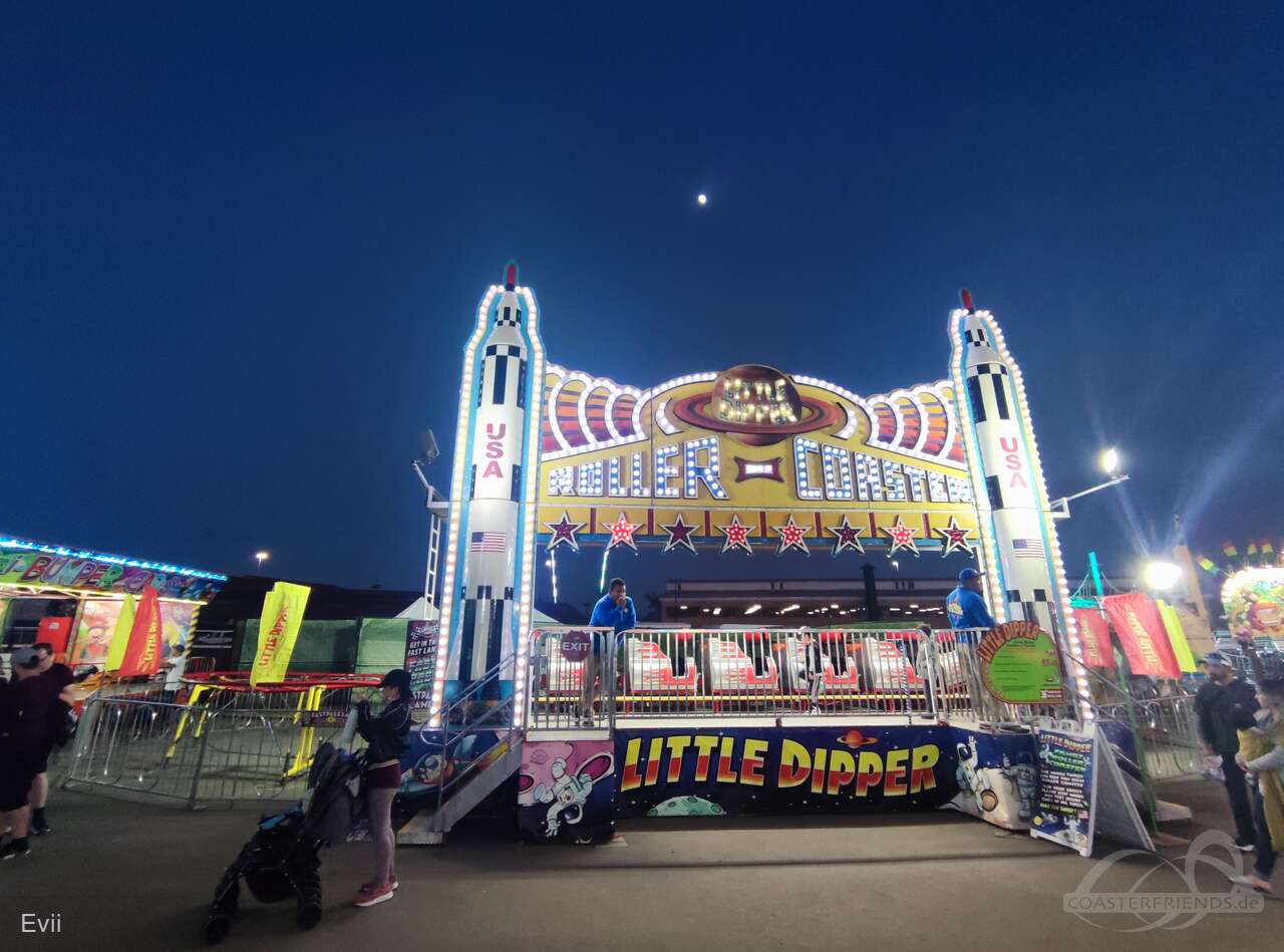 Little Dipper Roller Coaster im Park Ray Cammack Shows Impressionen