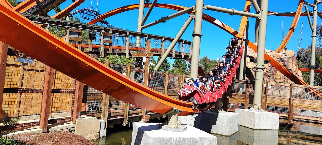 RailBlazer im Park California's Great America Impressionen