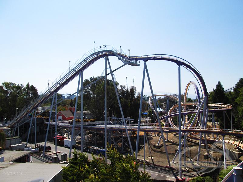 Patriot (Vortex) im Park California's Great America Impressionen
