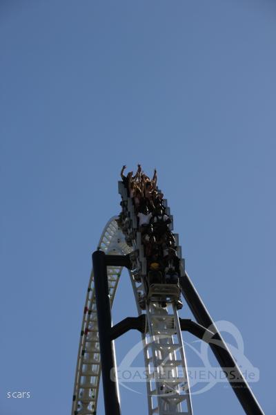 Full Throttle im Park Six Flags Magic Mountain Impressionen