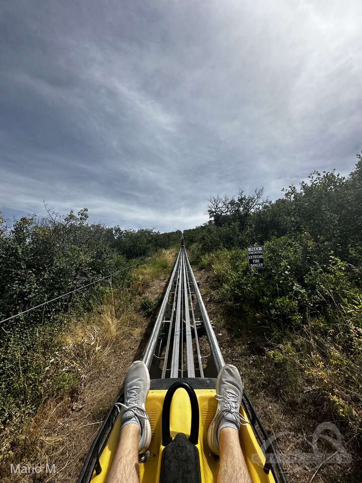 Alpine Coaster im Park Glenwood Caverns Adventure Park Impressionen