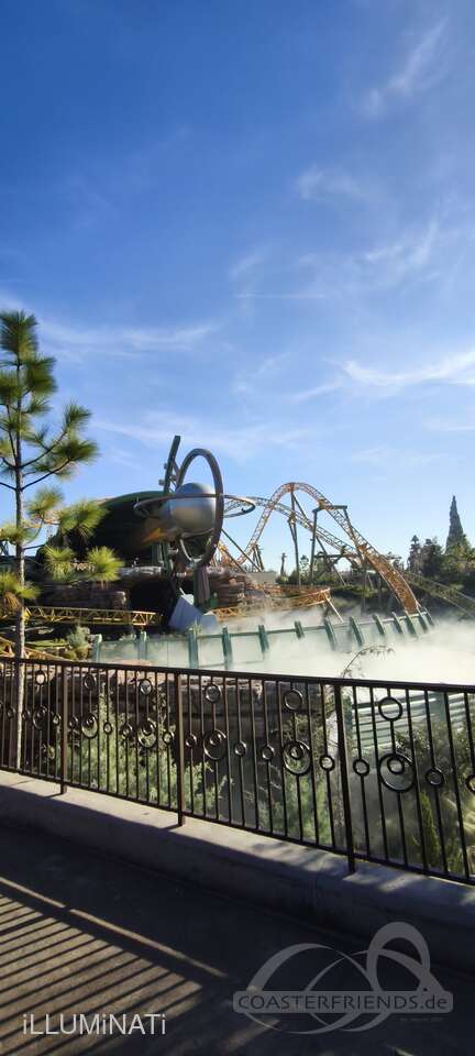 Stardust Racers (Pulsar/Green/Right) im Park Universal Epic Universe Impressionen