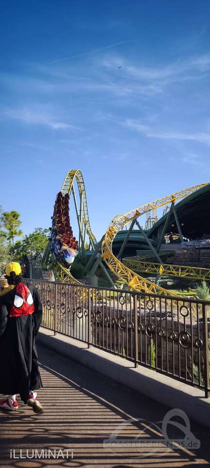 Stardust Racers (Pulsar/Green/Right) im Park Universal Epic Universe Impressionen