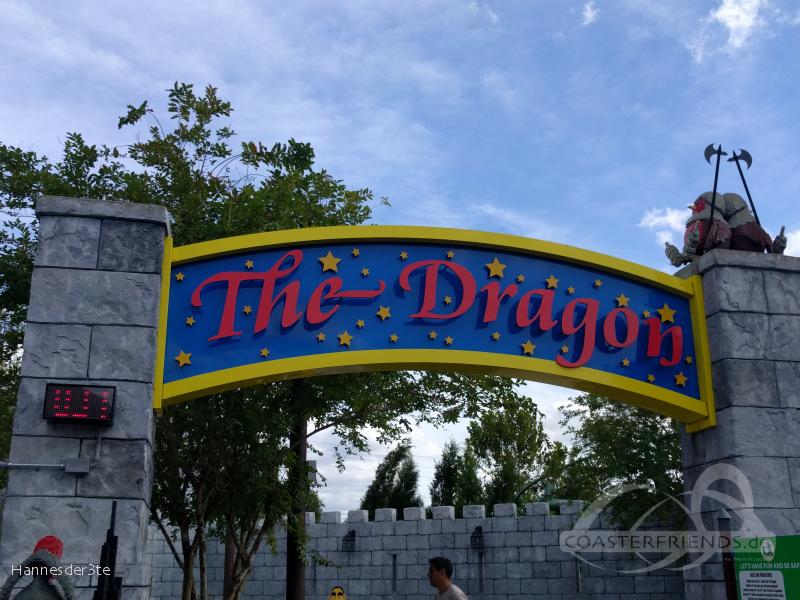 Dragon im Park Legoland Florida Impressionen