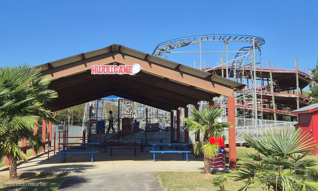 Hurricane Coaster im Park Fun Spot America Atlanta Impressionen