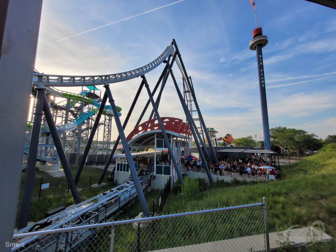 Maxx Force im Park Six Flags Great America Impressionen