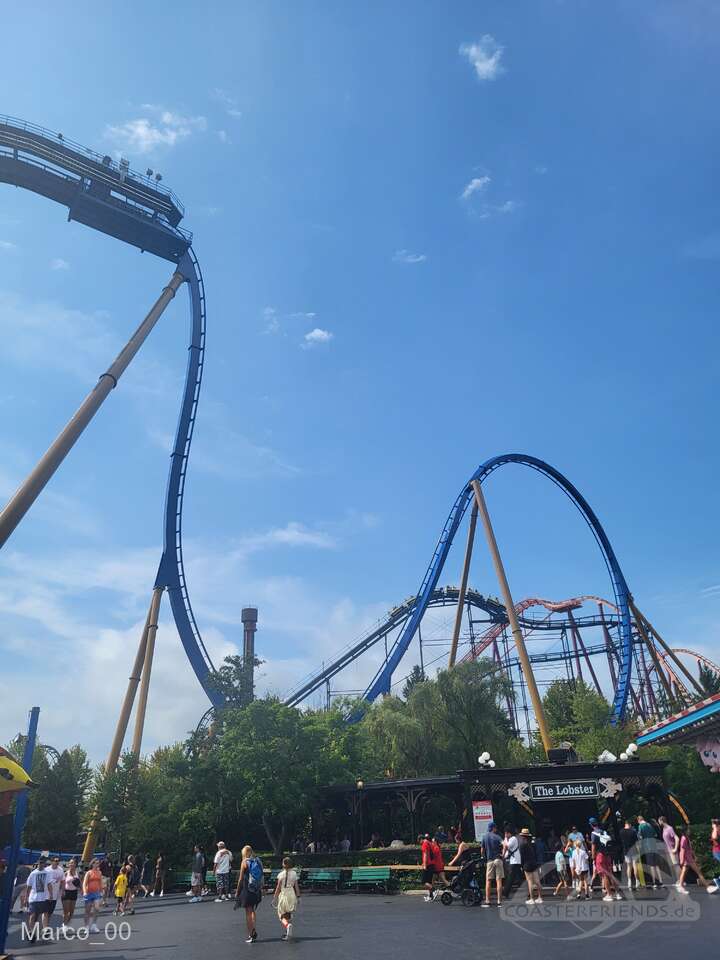 Wrath of Rakshasa im Park Six Flags Great America Impressionen