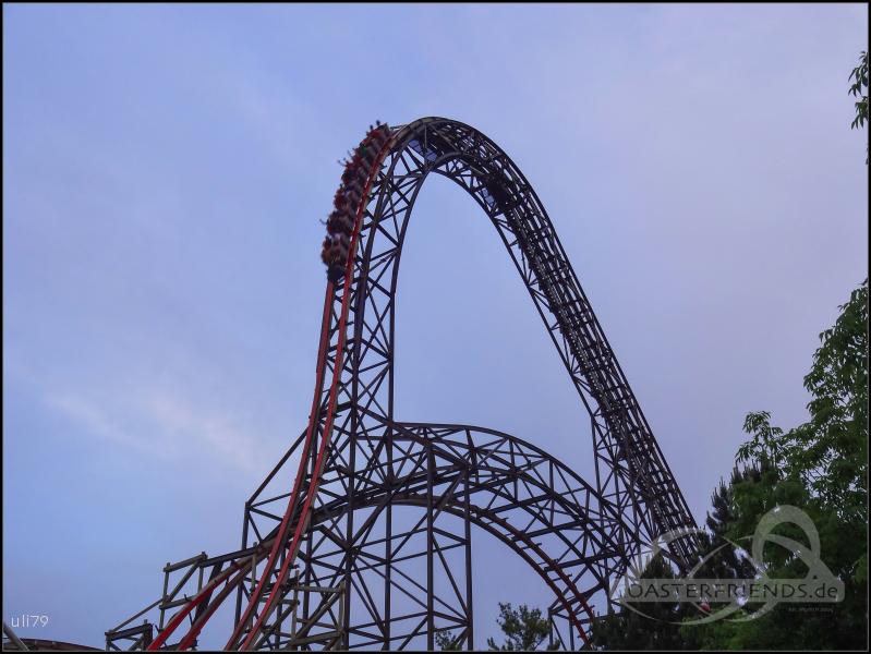 Goliath im Park Six Flags Great America Impressionen