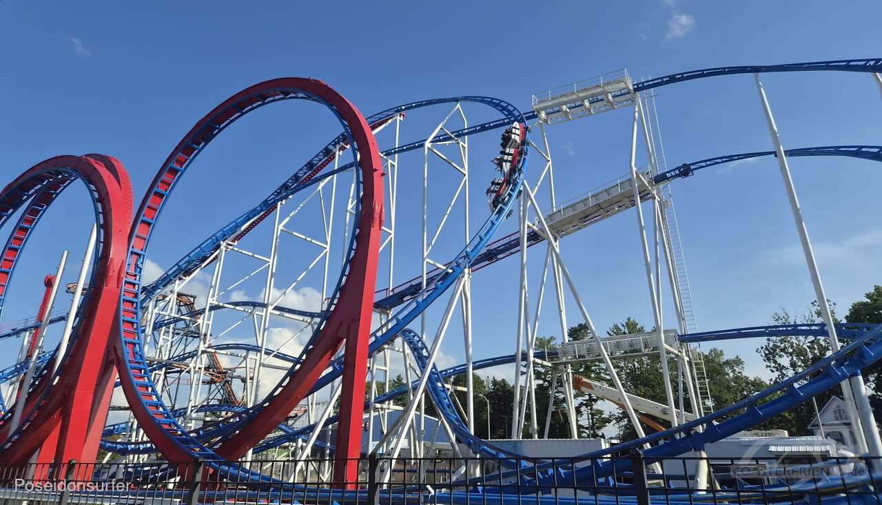 All American Tripple Loop im Park Indiana Beach Impressionen