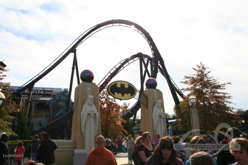 Batman - The Dark Knight im Park Six Flags New England Impressionen