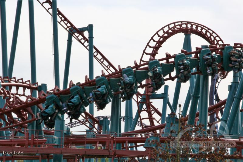 Riddler Revenge (Mind Eraser) im Park Six Flags New England Impressionen