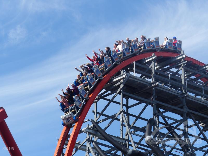 Wicked Cyclone im Park Six Flags New England Impressionen