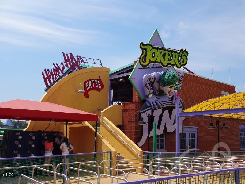 Joker's Jinx im Park Six Flags America Impressionen