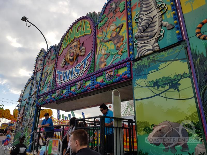 Jungle Twist Coaster im Park W.G. Wade Shows Impressionen