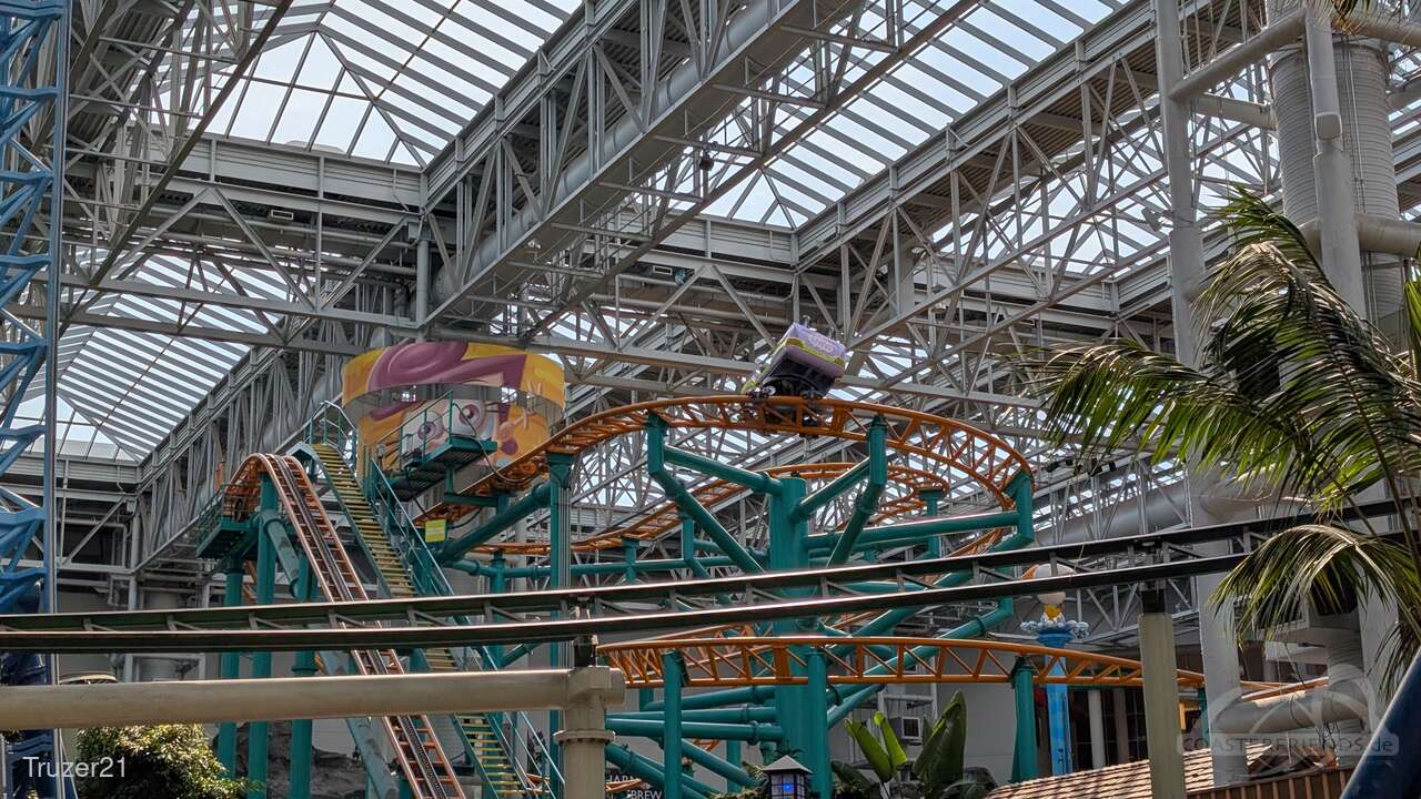Fairly Odd Coaster im Park Nickelodeon Universe (@Mall of America) Impressionen