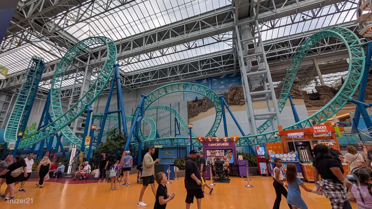 SpongeBob SquarePants Rock Bottom Plunge im Park Nickelodeon Universe (@Mall of America) Impressionen
