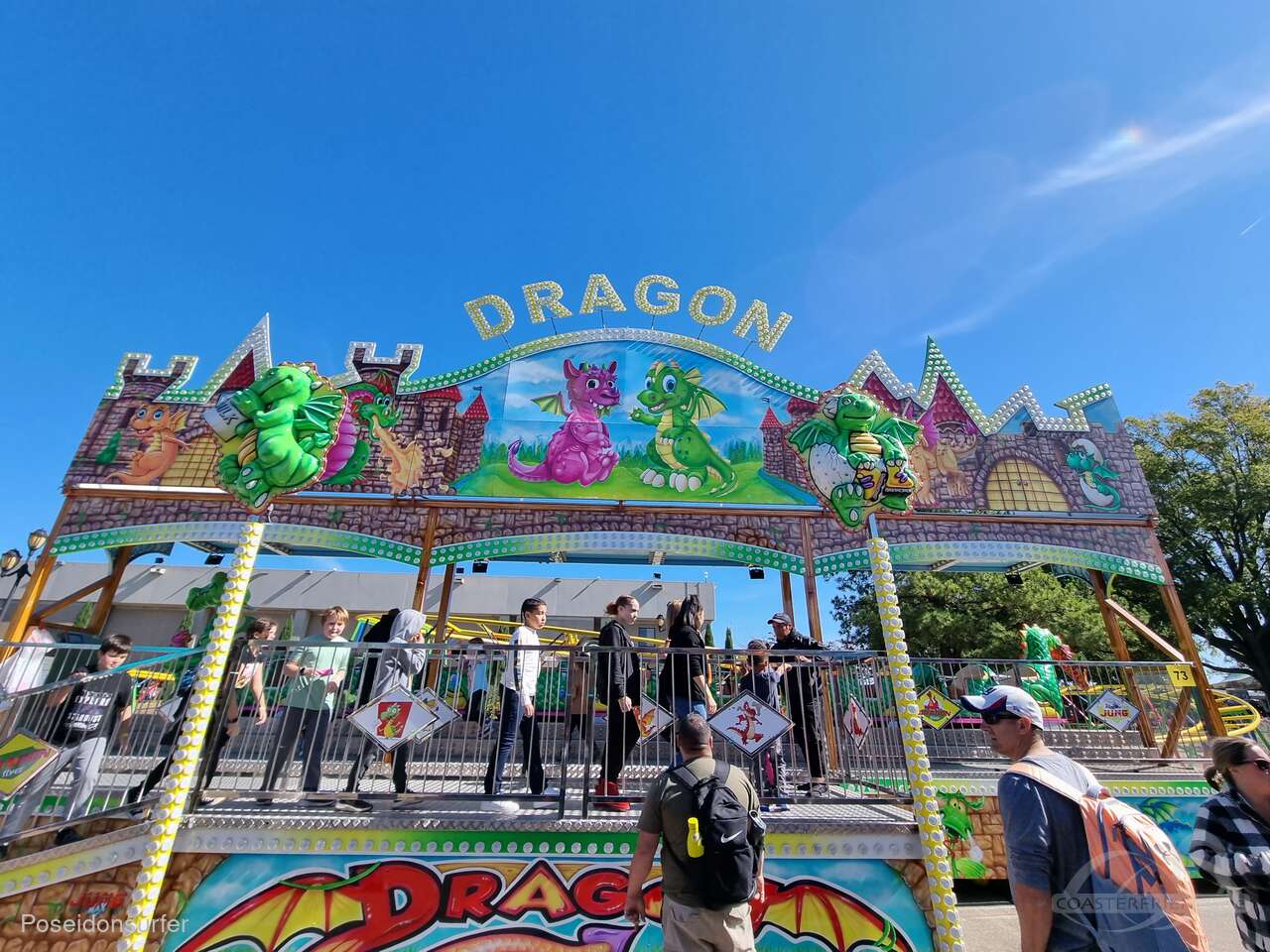 Dragon im Park Powers Great American Midway Impressionen