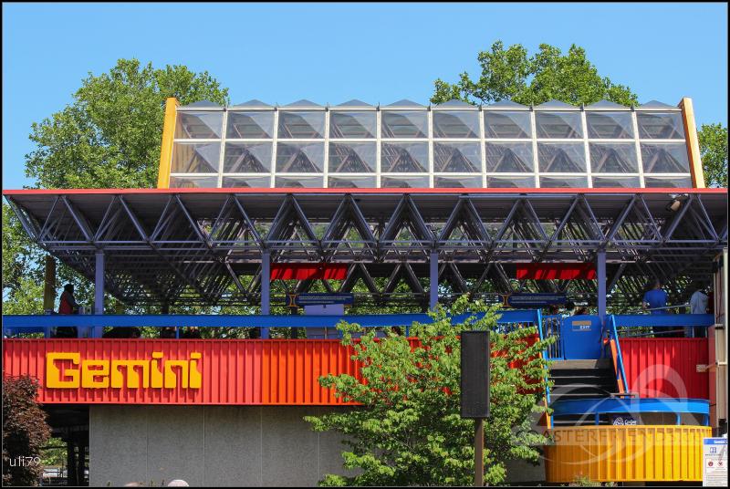 Gemini (Left side) im Park Cedar Point Impressionen