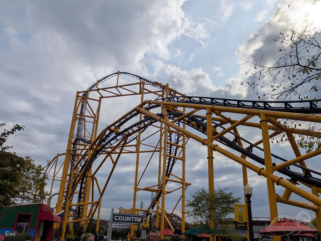 Steel Curtain im Park Kennywood Impressionen