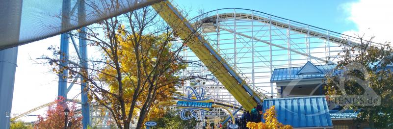 Skyrush im Park Hersheypark Impressionen