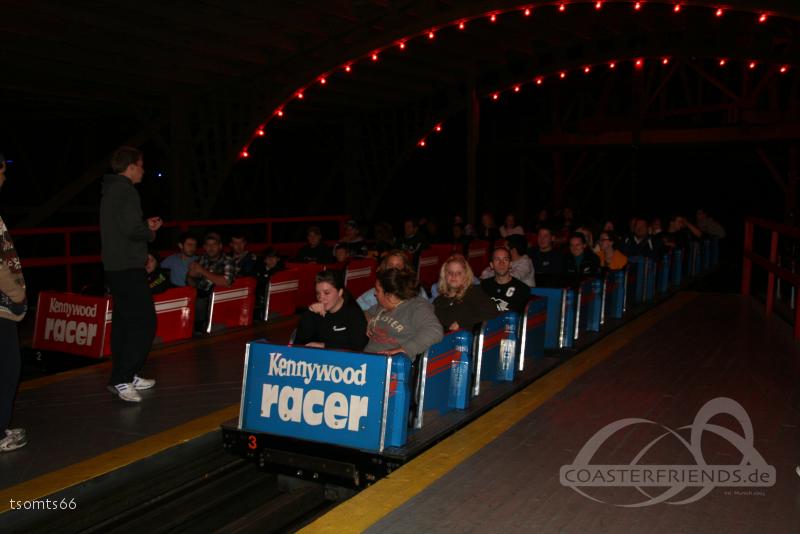 Racer (right side) im Park Kennywood Impressionen