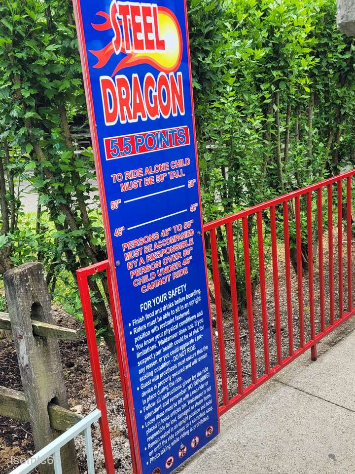 Steel Dragon im Park Waldameer Impressionen