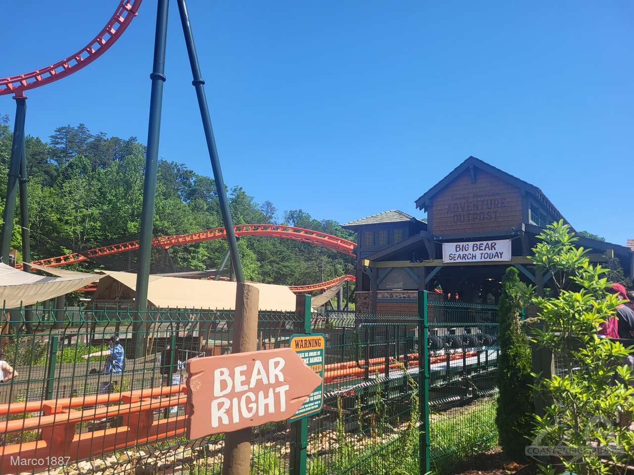 Big Bear Mountain im Park Dollywood Impressionen