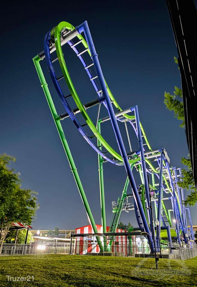 Joker im Park Six Flags Over Texas Impressionen