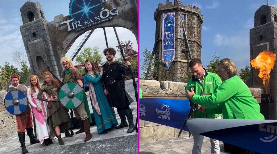 Auf Na Fianna Force und The Quest durch den Emerald Park Zwei neue Achterbahn drehen seit heute in Irland ihre Runden 2