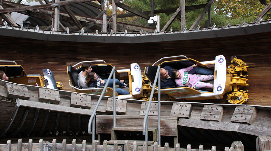 Die kurze Geschichte der langen Bauzeit von Flying Turns in Knoebels 5