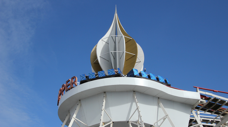 History of Rollercoaster Landmarks Diese Achterbahnen gelten als Landmarken 9