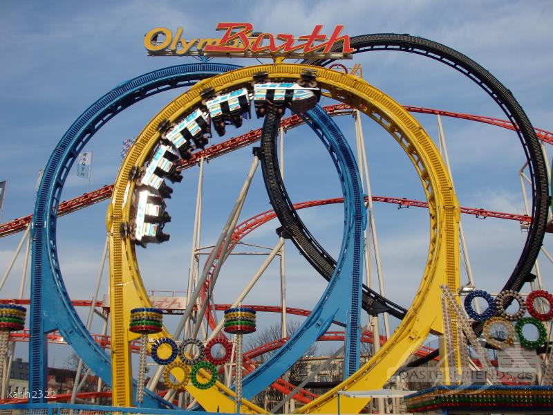 Olympia Looping im Parkcheckpoint für Freizeitparks und Achterbahnen
