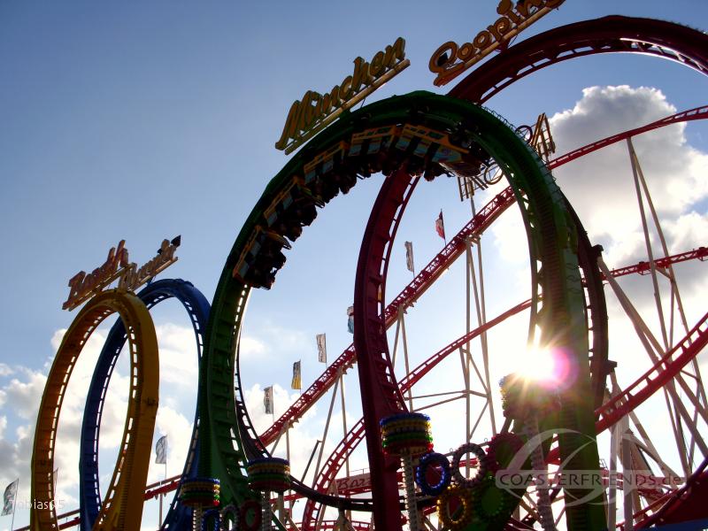 Olympia Looping im Parkcheckpoint für Freizeitparks und Achterbahnen