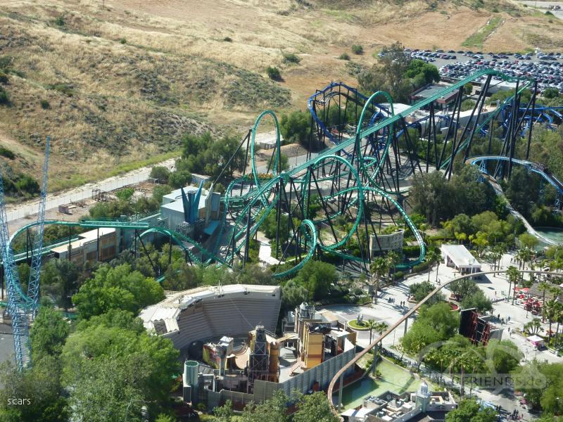 Riddler's Revenge im Parkcheckpoint für Freizeitparks und Achterbahnen