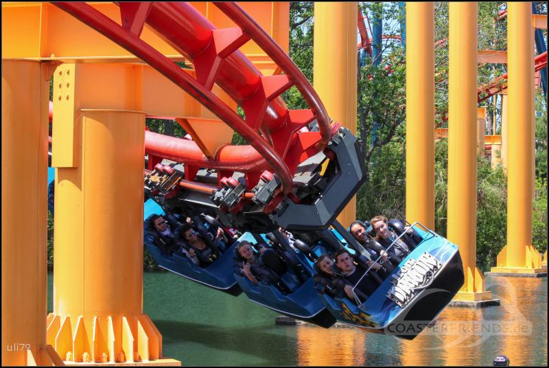 Iron Dragon im Parkcheckpoint für Freizeitparks und Achterbahnen