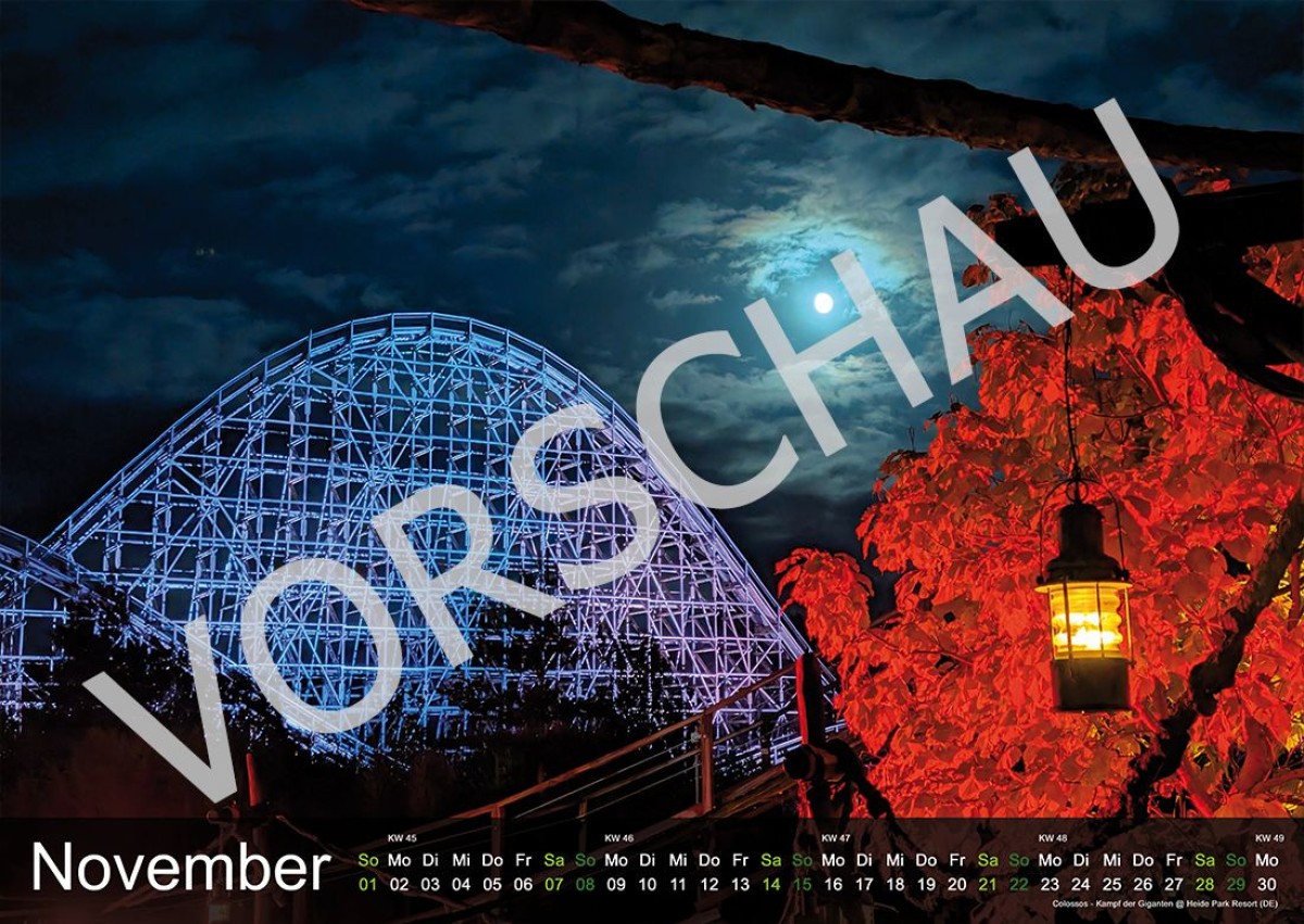 Coasterfriends Kalender 2026